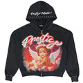Black Prestige Angel Hoodie Red